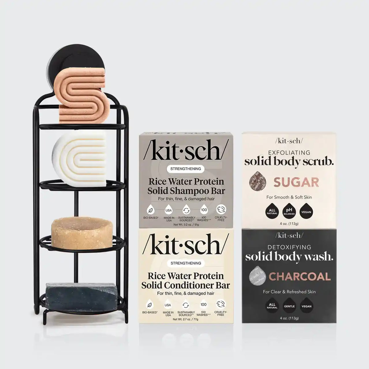 Build Your Own Shampoo & Conditioner with FREE Self-Draining Shower Caddy