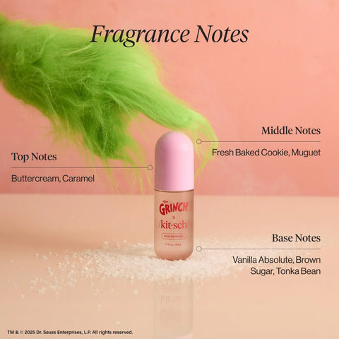 The Grinch x Kitsch Whoville Cookies Hair & Body Perfume Mist