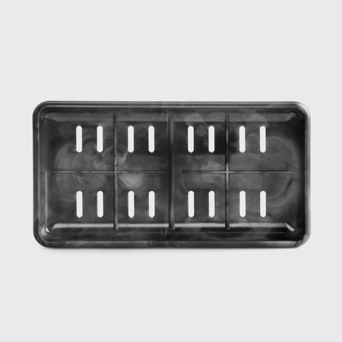 Black Self Draining Soap Dish
